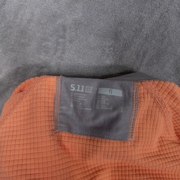 511 Tactical Womens Jacket Small 1/4 Zip Pullover Stratos Peach Tactical Pockets - Picture 3 of 7